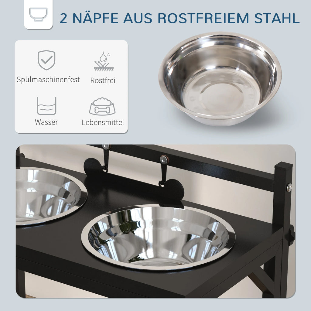 Höhenverstellbarer Futternapf