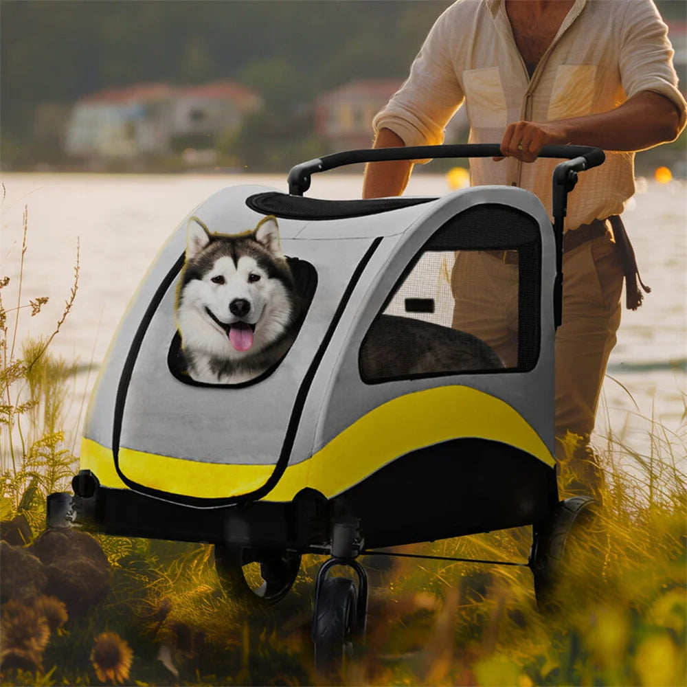 🐶 Faltbarer Hunde- & Katzenwagen