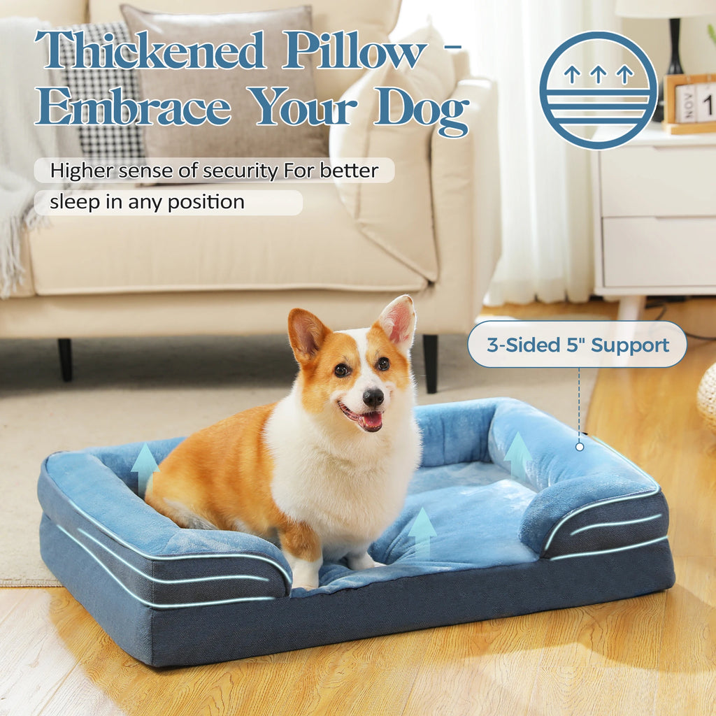 Großes Hundesofa mit Memory-Foam