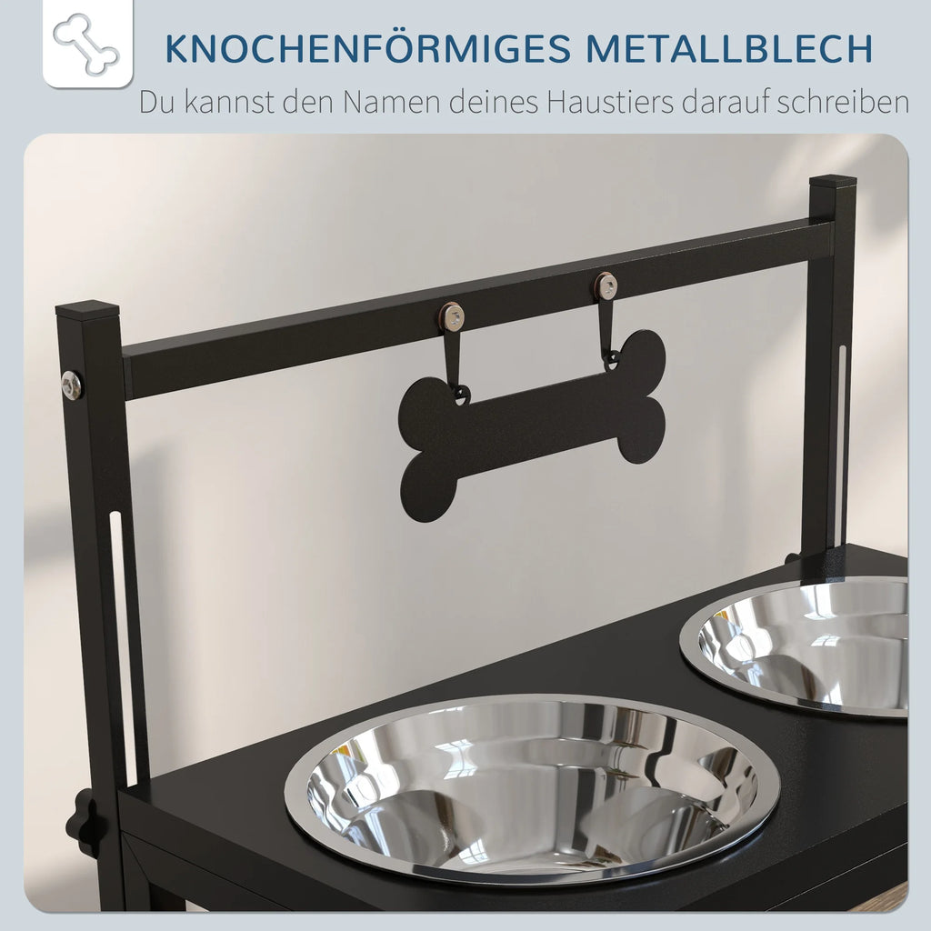 Höhenverstellbarer Futternapf