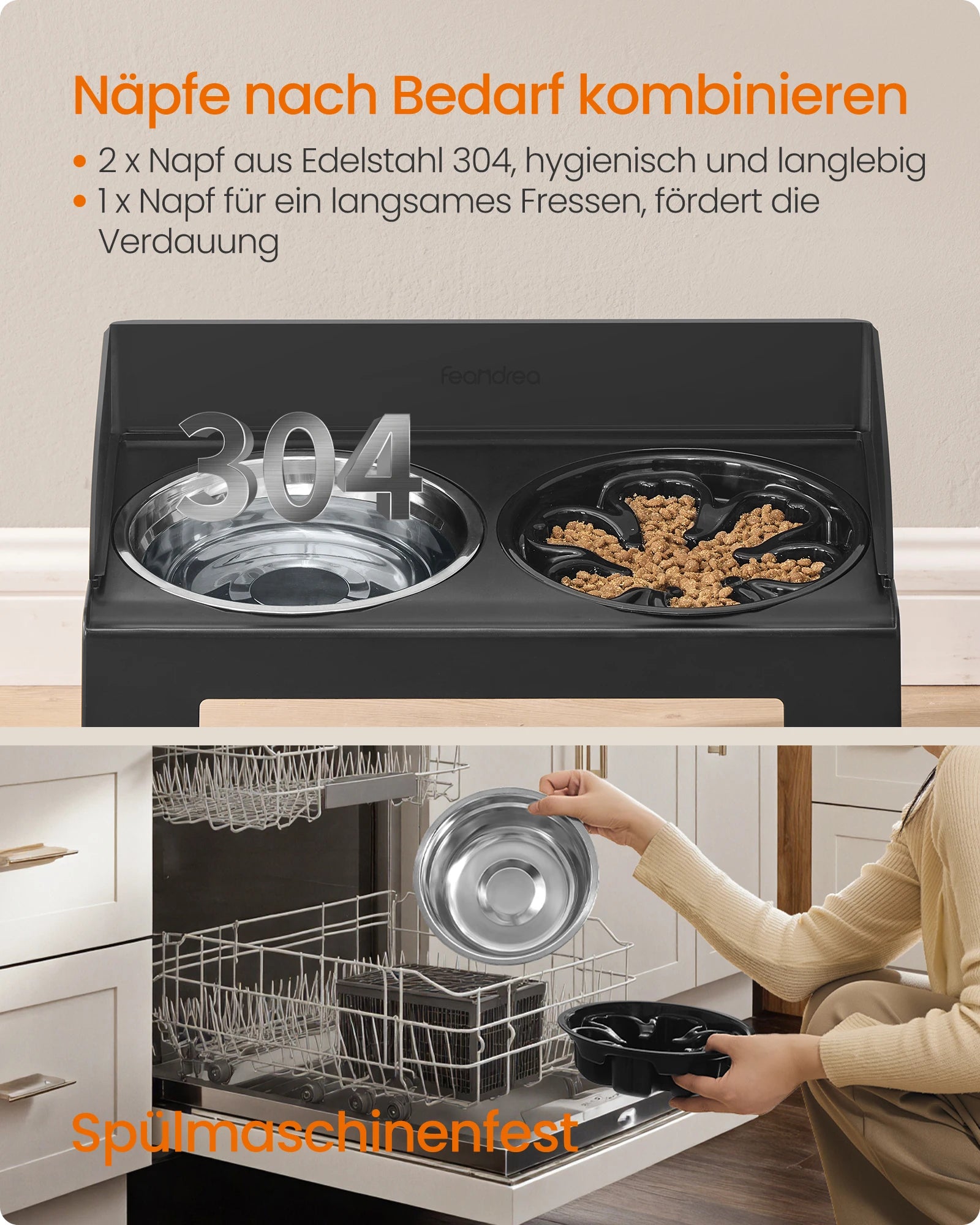 Ergonomischer Hundenapf