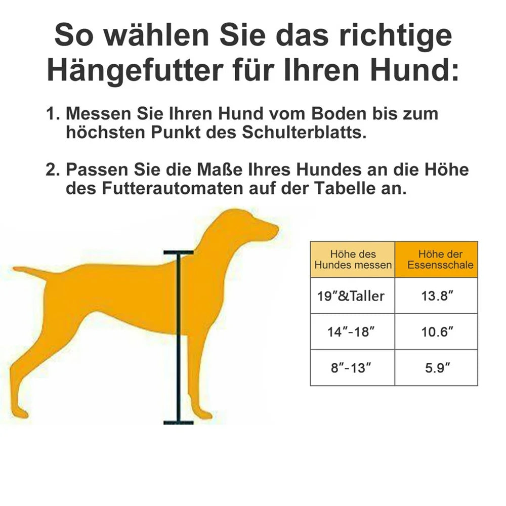 Erhöhter Doppel-Hundenapf
