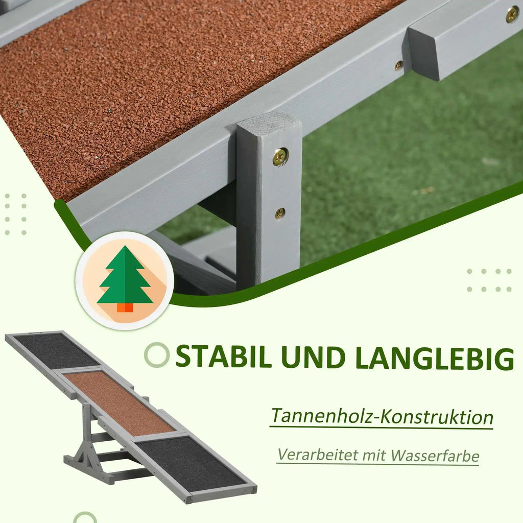 🐕 Wuffielove Agility Wippe aus Holz