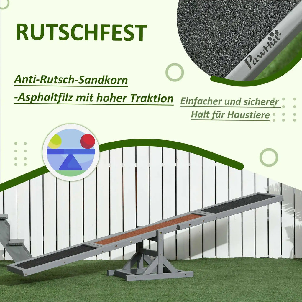 🐕 Wuffielove Agility Wippe aus Holz
