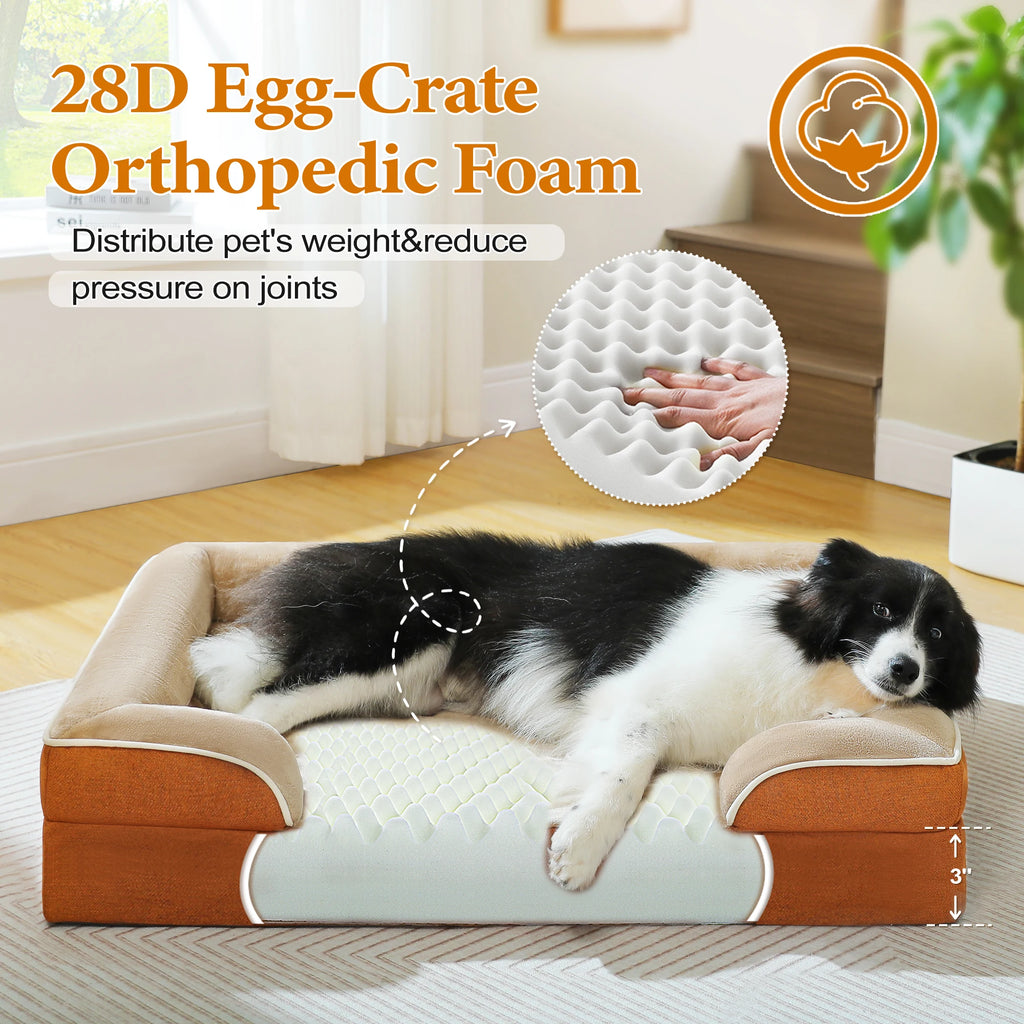 Großes Hundesofa mit Memory-Foam