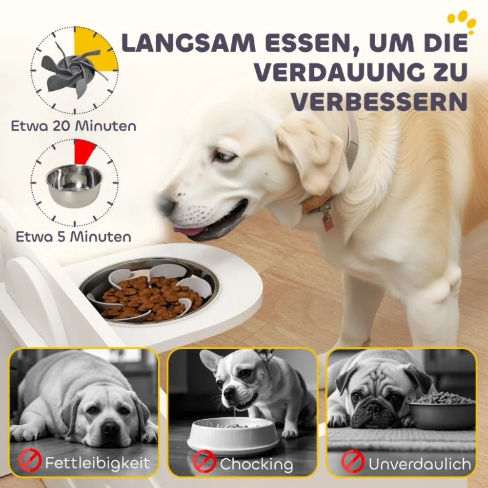 Höhenverstellbarer Doppel-Napf