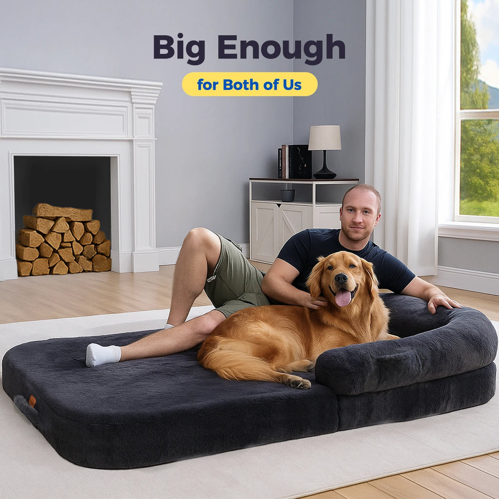 Großes, kuscheliges Hundesofa