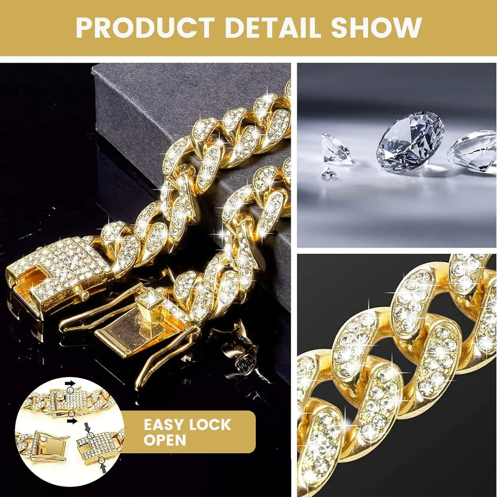 Luxus Cuban Chain Halsband
